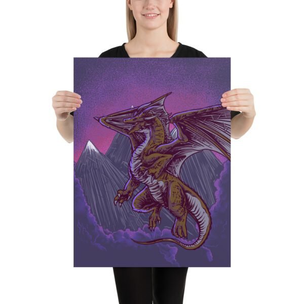 Fiery Dragon - Art Print inspired to 5e Creatures